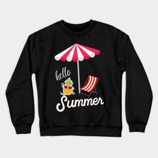 Hello Summer Crewneck Sweatshirt